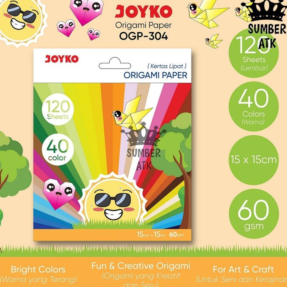 

Gami R Kertas Lipat Seni Joyko Ogp304 15X15 Cm