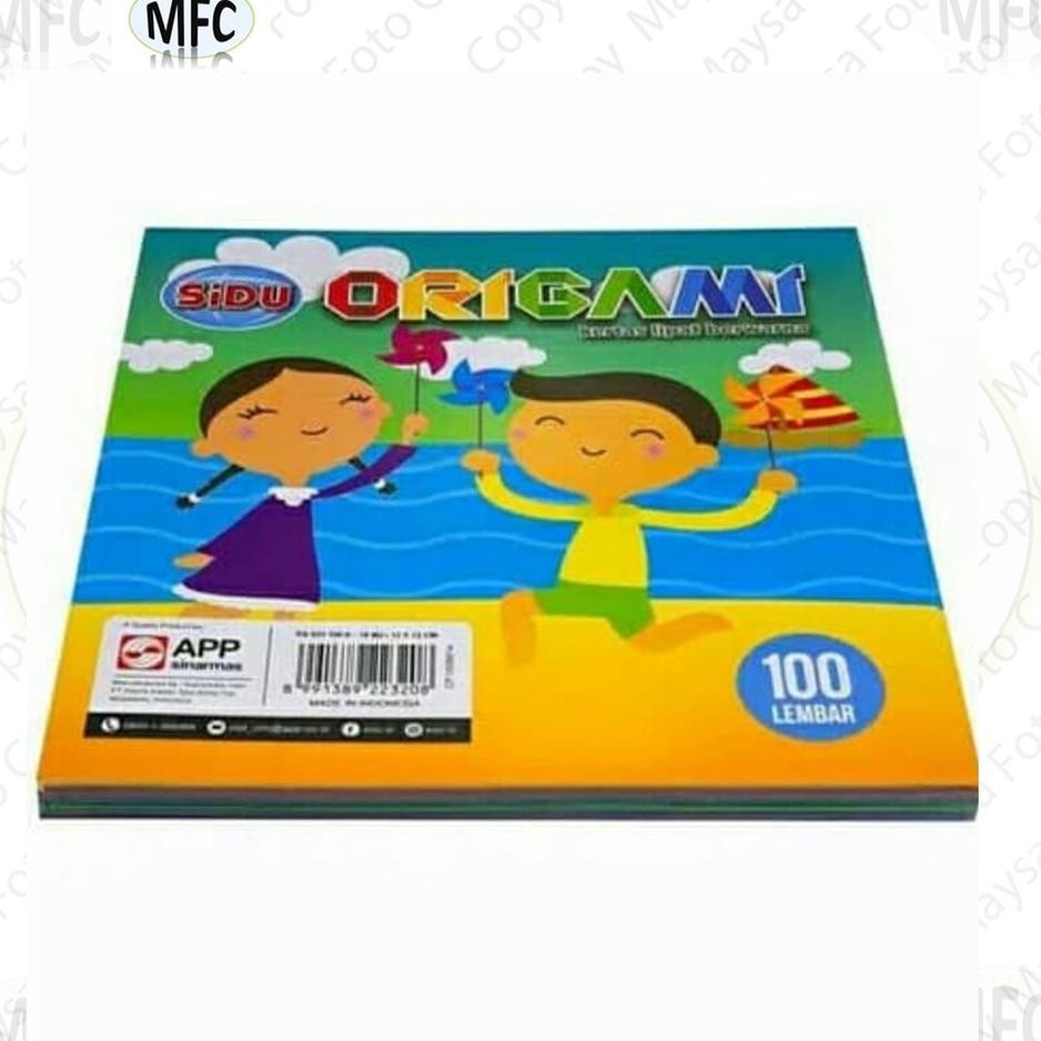 

Kertas Gami Sidu Sinar Dunia 100 Lembar 16X16Cm