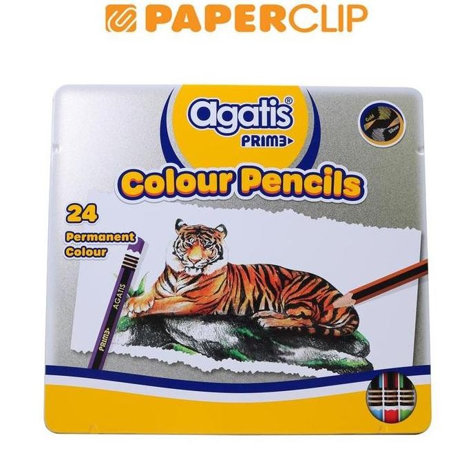 

TERLARIS - PENSIL WARNA AGATIS PRIME 24C GPMH-C-S2401 SQUARE TIN CASE