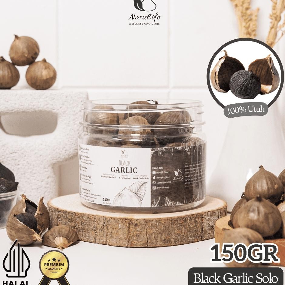 

Narulife Bla Garlic Solo Bawang Hitam Tunggal 150Gr