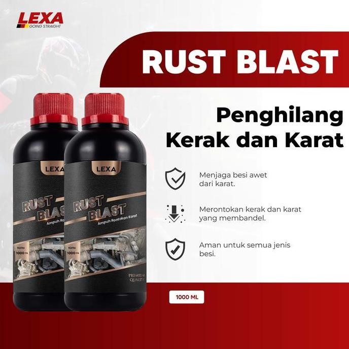 Lexa Rust Blast Bonus Cairan Anti Karat - Pembersih Karat Mesin & Logam Original