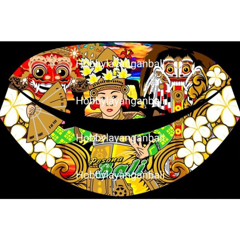 Sampul Kain Layangan Gapangan PegoN Ceper Sawangan Motif Digital Print 2