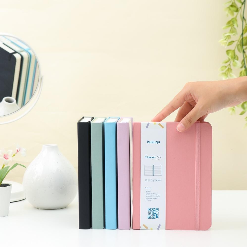 

Cod Bukuqu Classic Notebook Ukuran B6 (12.5 X 17 Cm) - Buku Agenda - Bullet Journal Mini Adi-67