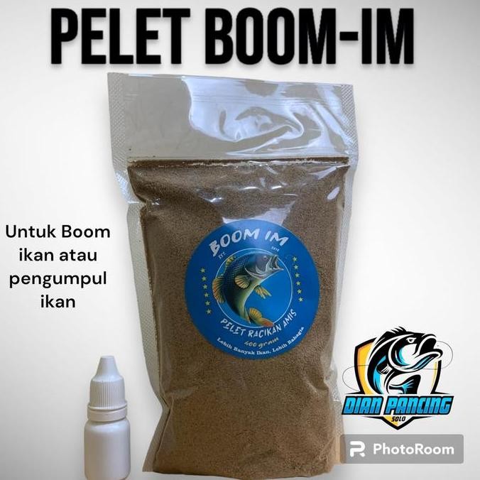 Pelet Boom Im Aroma Amis Cocok Buat Semua Ikan Bersisik Berat 400Gr Pancing