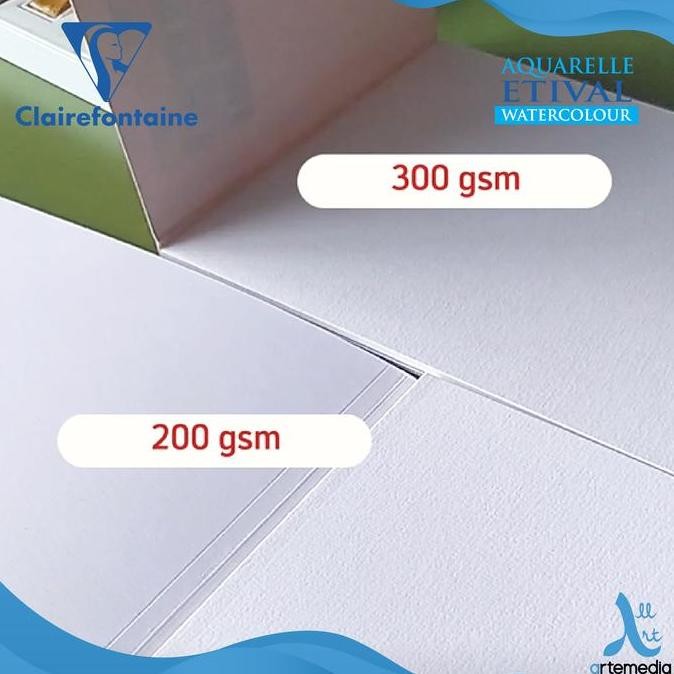 

Sale Kertas Cat Air Clairefontaine Etival A3 Cold Pressed Watercolor Pad