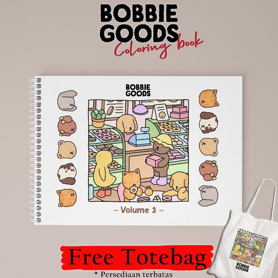

Bobbie Goods Colng Book Volume 3 Free Totebag