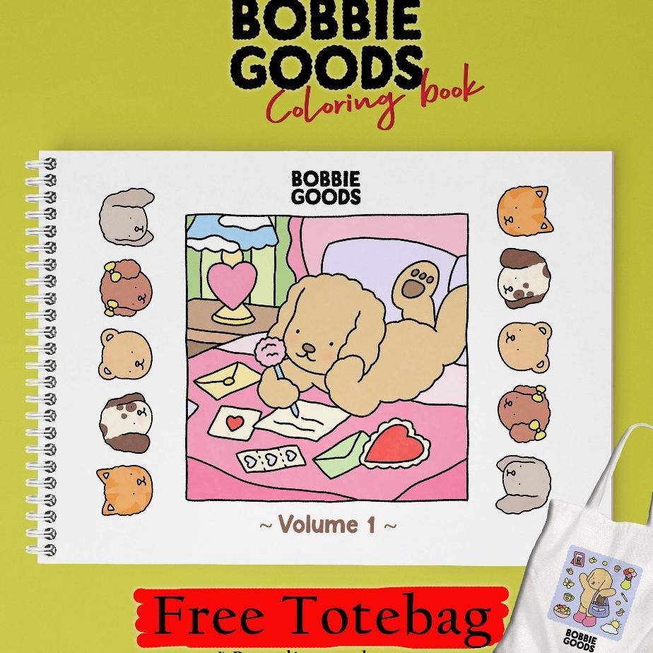 

Bobbie Goods Colng Book Volume 1 Free Tote Bag
