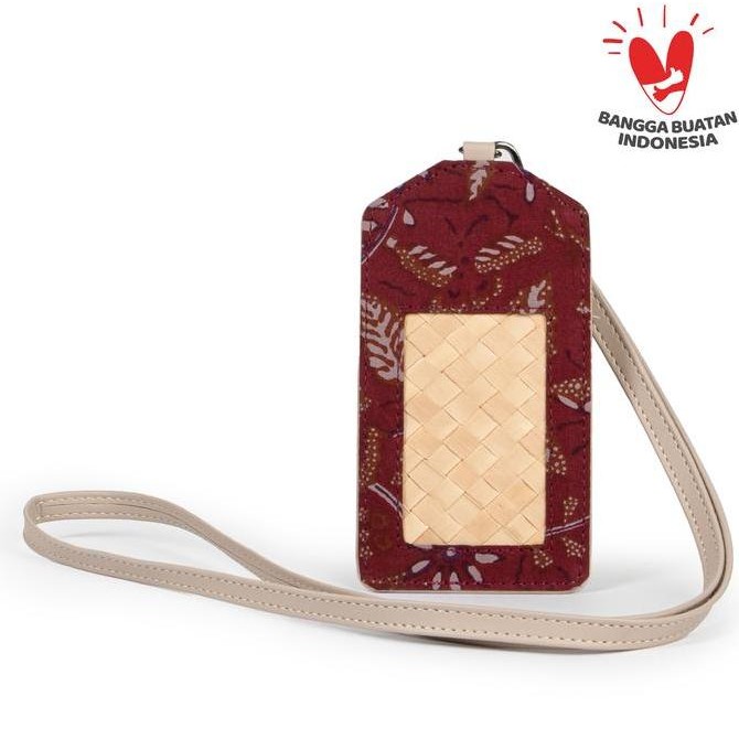 

Du Anyam - Lanyard - Anyaman - Bidara Id Tag Batik - Pelode