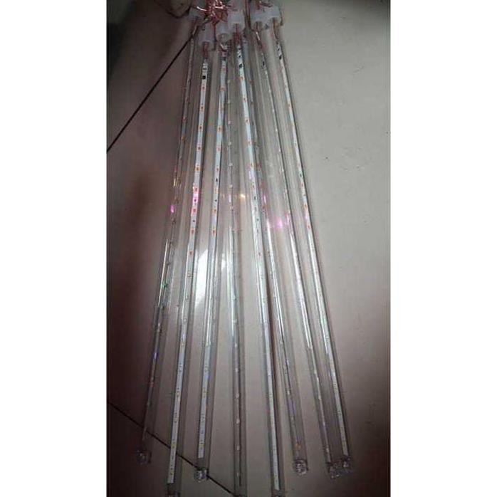 Lampu Meteor Merah Putih Hias 17 Agustus 45 CM 8 Batang Lampu Agustusan