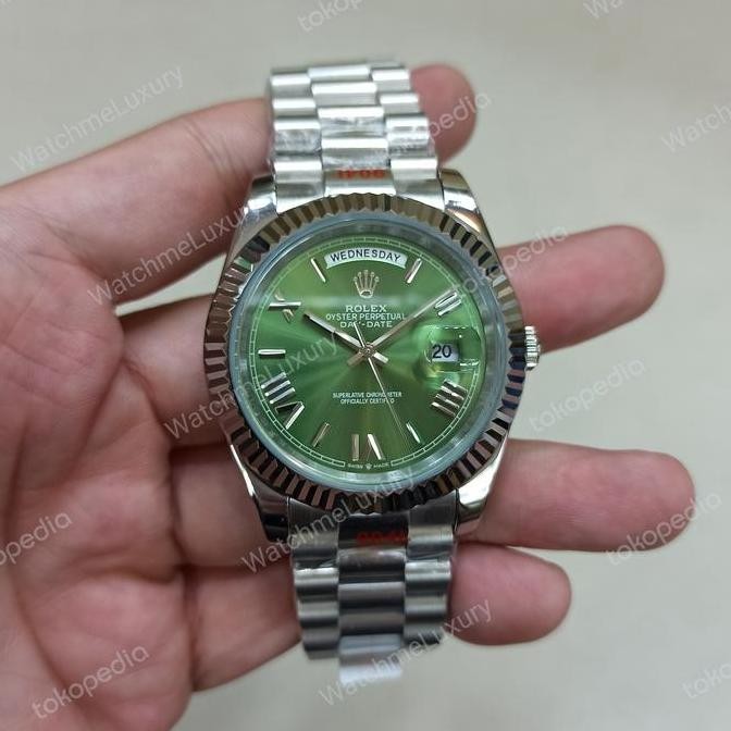 Baru JAM TANGAN PRIA DAY DATE PRESIDENT STRAP AUTOMATIC PREMIUM GRADE AAA