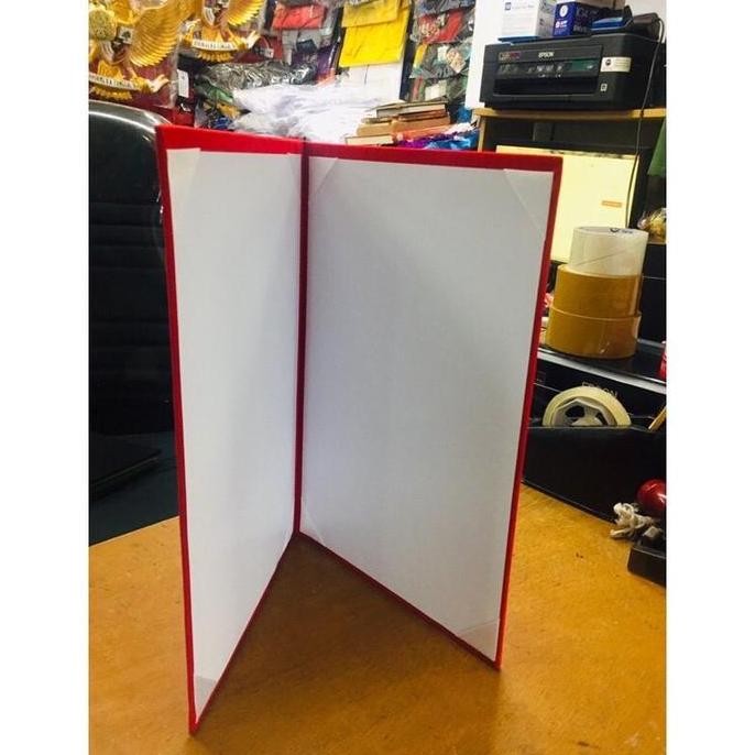 

New Map beludru Map kantor map sekolah logo garuda kuningan coating Biru Hitam Hijau Merah