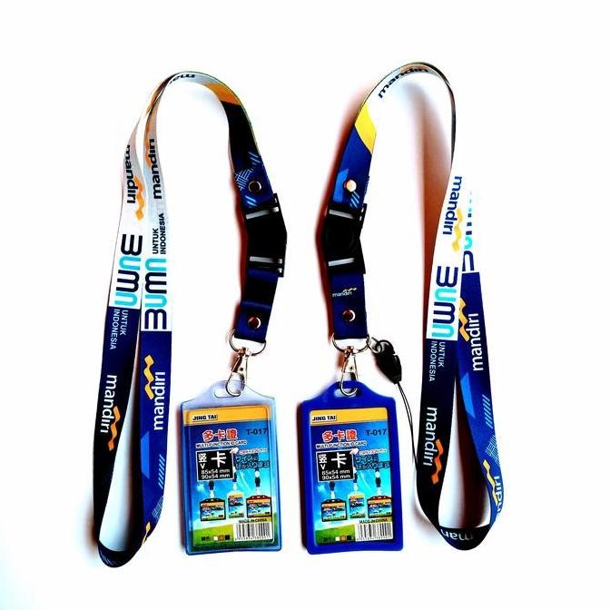 

New Lanyard gantungan Id Card Bank mandiri