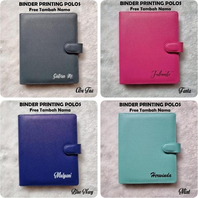 

New Costum Nama Binder Printing Warna Polos ukuran A5/20 holes, B5/26 Hole