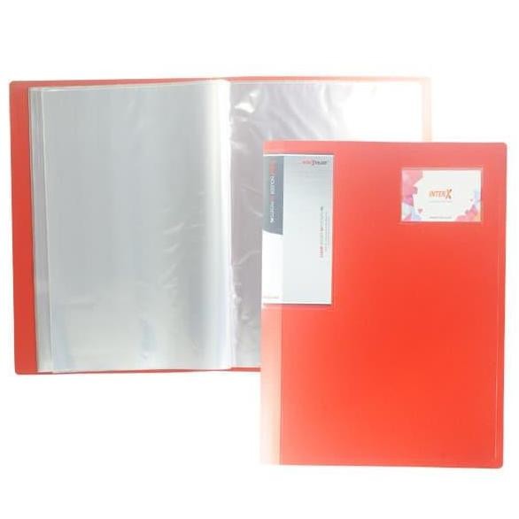 

New Clear Holder / Display Books Folio 60 Pockets - Inter X