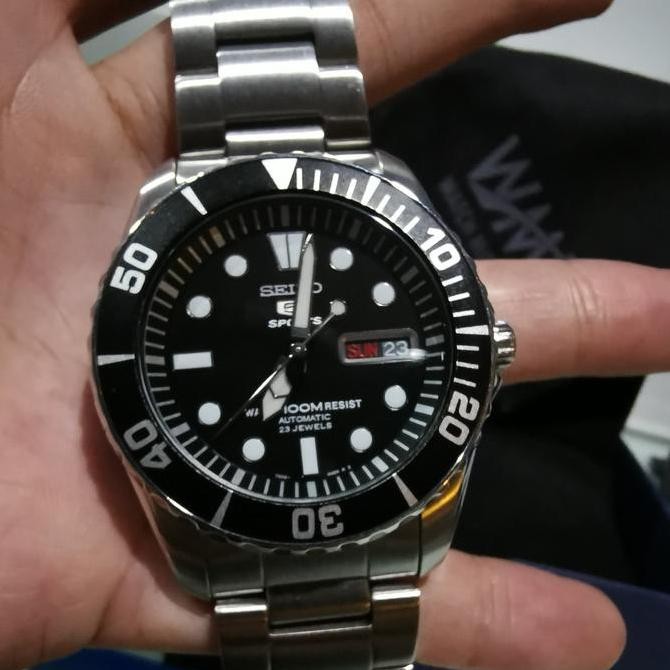 Baru Seiko Sea Urchin SNZF17K1 Black Original