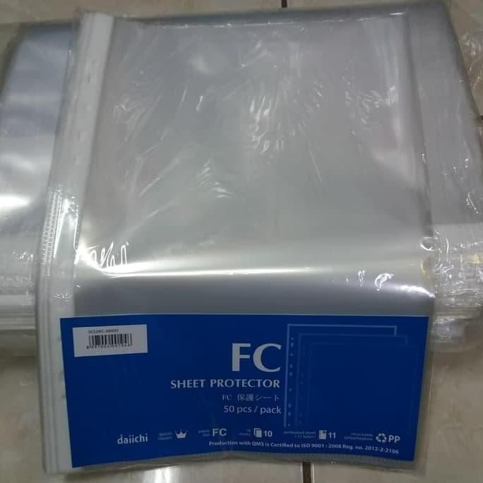 

New PP Pocket Folio Daiichi 50 Lembar / Sheet Protector F4 Daichi