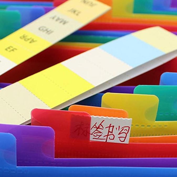 

New 24 Map Dokumen Harmonika A4 Folio Warna folder Expanding File sekat