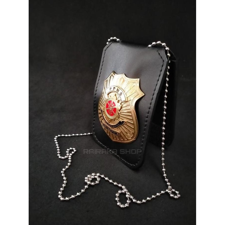 

New Dompet Idcard holder kulit name tag PPNS