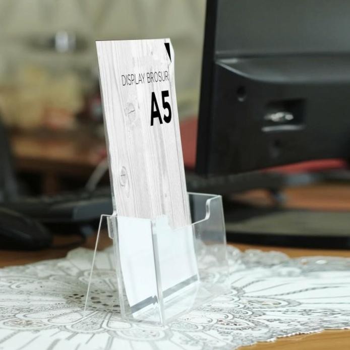 

New akrilik tempat brosur A5/Acrilik brosur A5 /dispay brosur