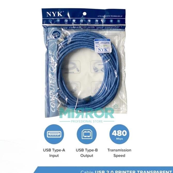 Paket Kabel Printer NYK USB 2.0 Dan Auto Switch Printer NYK 2 Port murah