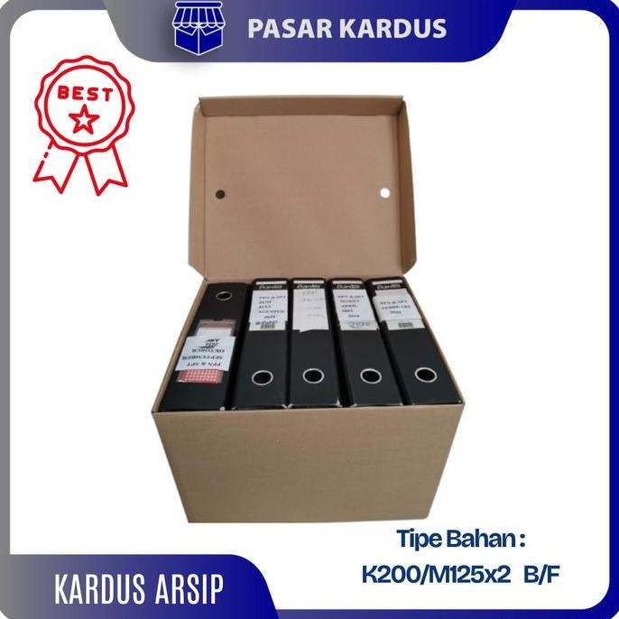 

New kardus arsip besar uk. 42x35x30 cm box file dokumen