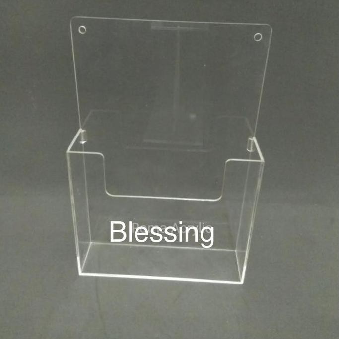 New RAK/ACRYLIC TEMPAT RAK BROSUR GANTUNG A4/AKRILIK TEMPAT BROSUR A4
