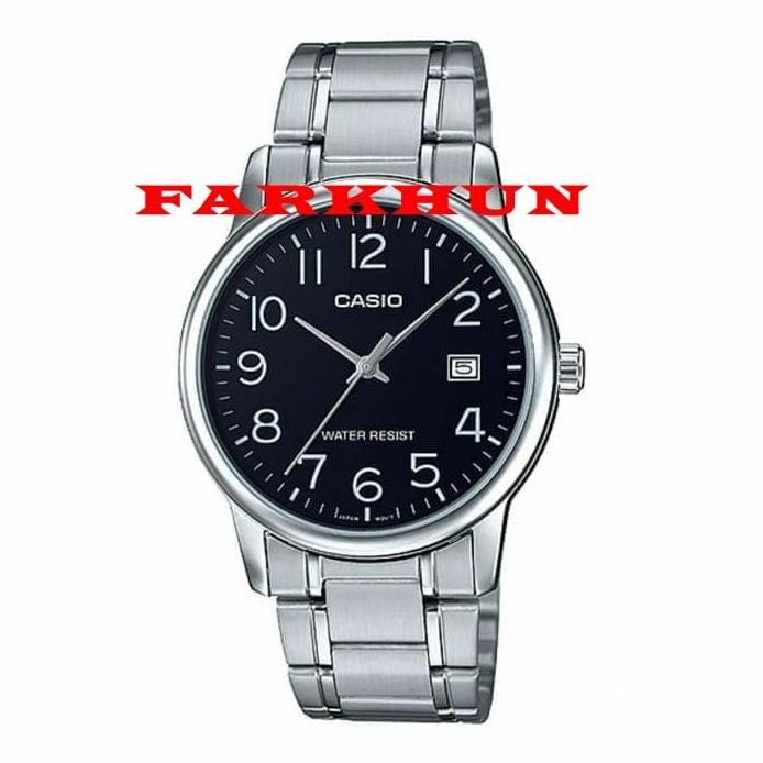 Baru STRAP STAINLESS ORI CASIO MTP-V002 CAKEP BAND RANTAI TALI JAM TANGAN