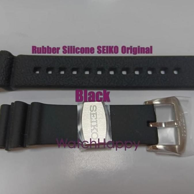 Baru WatchHappy Strap Rubber SEIKO ORIGINAL Silicone Samurai Turtle Monster