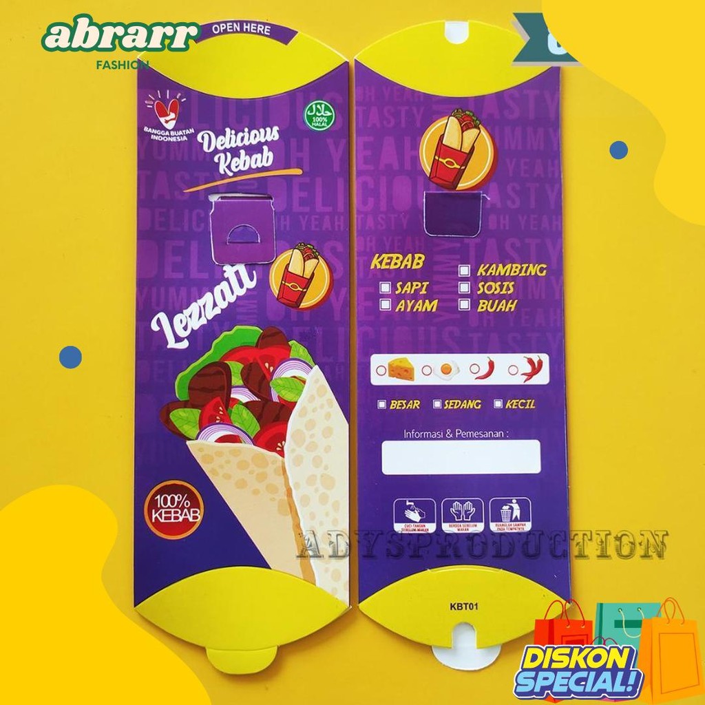 

[Hemat 1Kg] Kemasan Kebab Grosir | Kardus Kebab Murah Terlengkap Dan Termurah