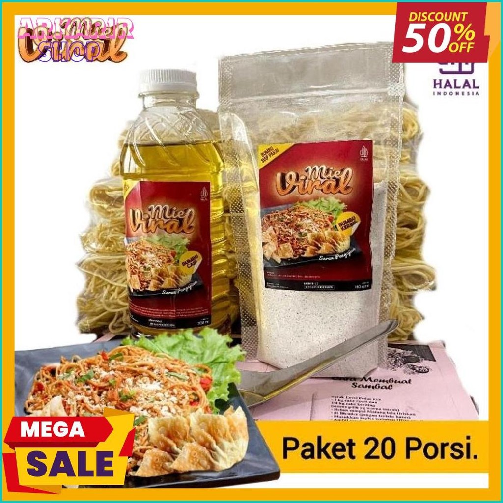 

Paket Ekonomis Peluang Bisnis Makanan Kekinian Mie Level Pedas Ide Bisnis Dirumah Online Bahan Baku Mie Newmind 20 Porsi Terlaris! Produk Ini Banyak Dicari