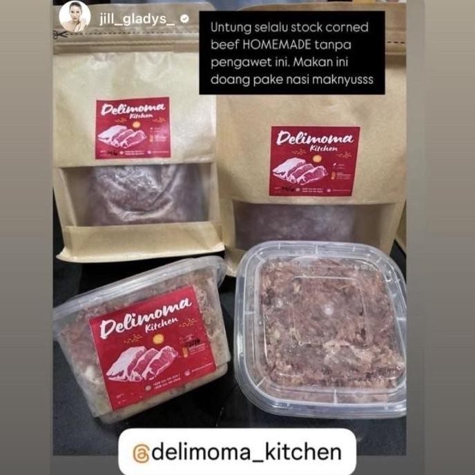 

Corned Beef Homemade Kornet Sehat Gurih MSG-Free Full Daging Tanpa Pengawet 400 gram LS