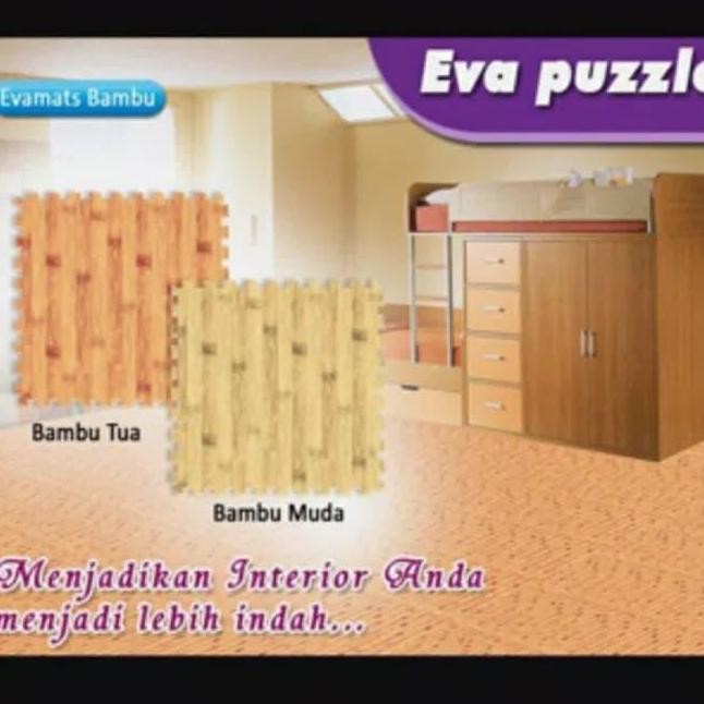 Evamat Bambu Evamat Motif Tikar Alas Lantai Motif Bambu
