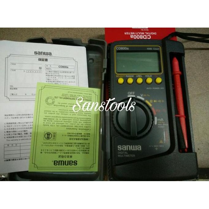 SANWA CD800A DIGITAL MULTIMETER JAPAN QUALITY