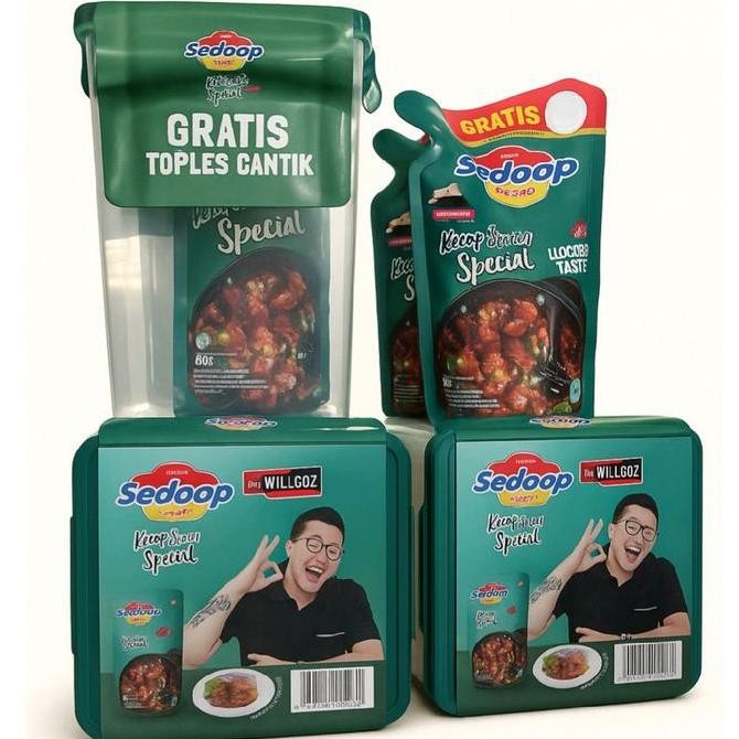 

Kecap Manis Sedap Kedelai Hitam Special 728 gr + Toples - Lada, Saos Saus Sauce Bahan Masakan Makanan Sweet Spicy