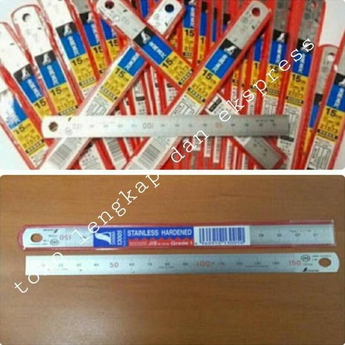 

penggaris stainless steel / penggaris SHINWA 15CM JAPAN