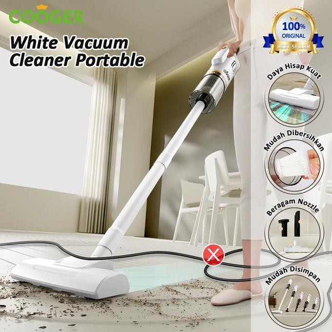 COOGER VACUUM CLEANER PORTABLE PENYEDOT DEBU MULTIFUNGSI SERBAGUNA PENGHISAP DEBU KASUR LANTAI MEJA 