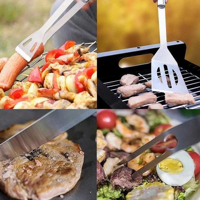 Perlengkapan Alat Masak Bbq 1 Set Grilling Tools Utensil