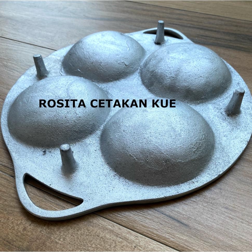 ROSITA CETAKAN KUE SERABI KINCA SOLO APEM SELONG KHAMIR DORAYAKI 10.5CM 4 LUBANG