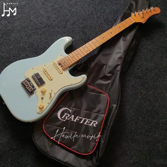 Gitar Elektrik Crafter Charlotte S Vvs Mp Roasted Maple Fretboard Stratocaster