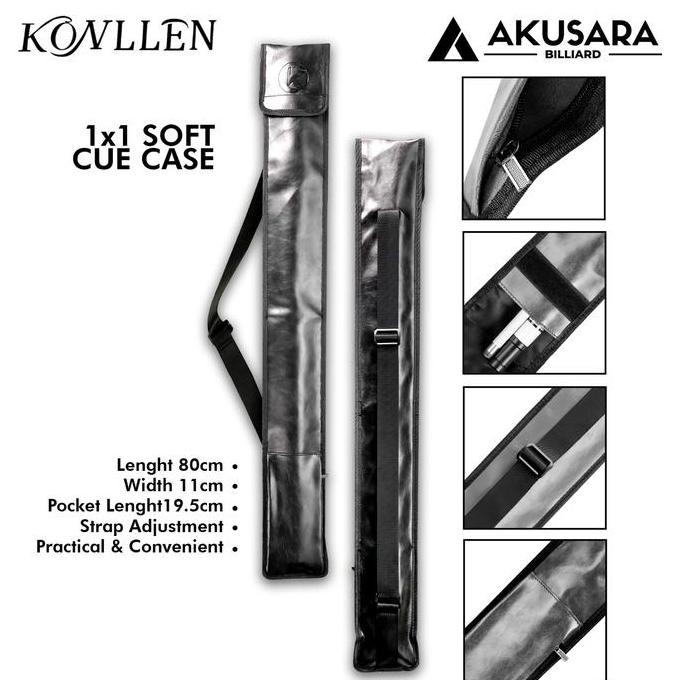 Terbaru Soft Case Konllen Cue Billiard