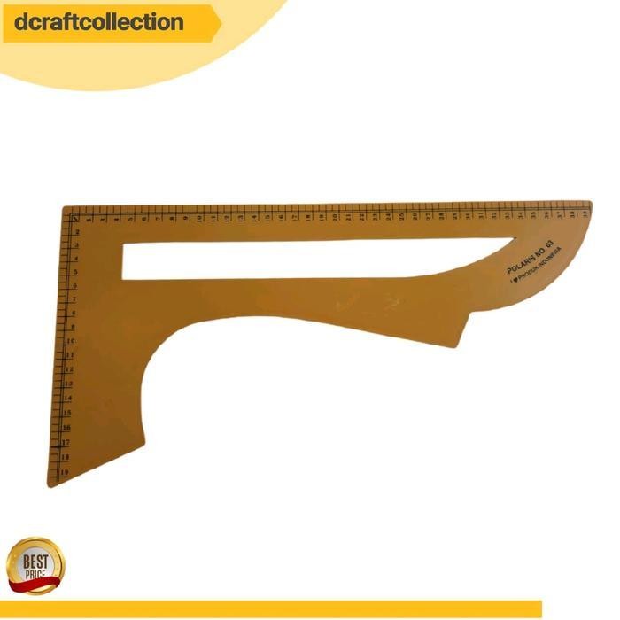

Penggaris Pola Jahit Kerah 1Pc (Ps03)