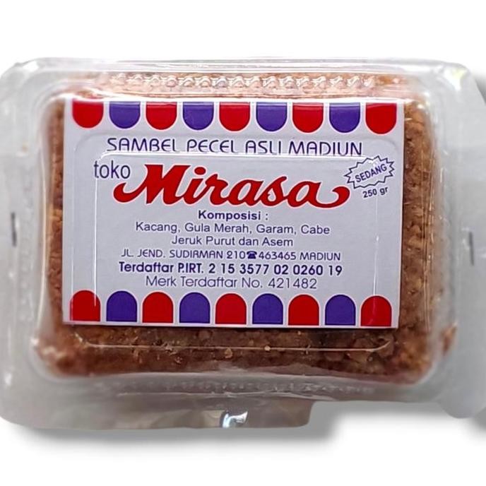 

Sambal Bumbu Pecel Madiun Mirasa (250gr)
