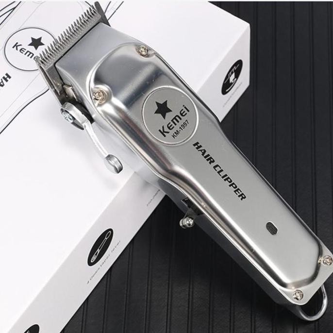 Mesin Cukur Rambut Kemei KM-1997 Rechargeable Cordless