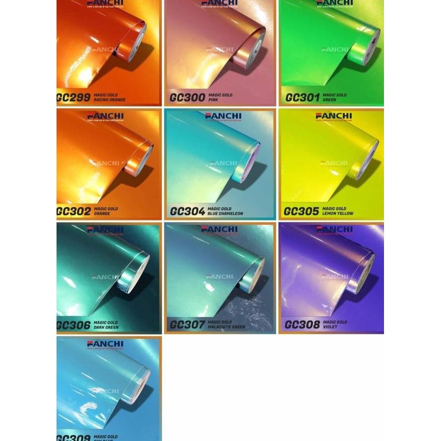 

ROLL Sticker FANCHI Magic Gold Series Lebar 152cm ROLL