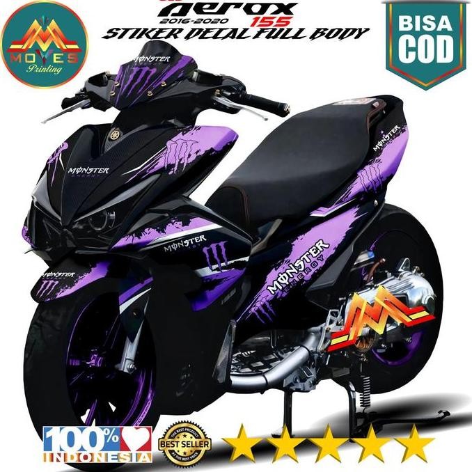 Decal Sticker Motor Aerox 155 Old Full Body Stiker Motor Yamaha New Aerox 155 OLD Motorcycle