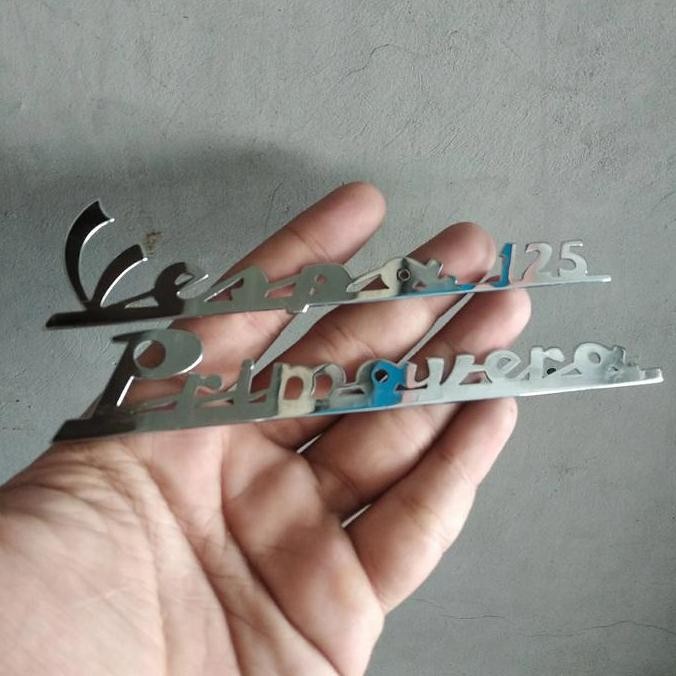 emblem vespa 125 primavera crome