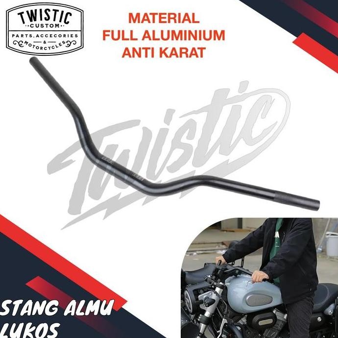 Stang Stir Setang Lukos Fatbar Motor Benelli PE 250 SM V16 Benda V252C V 252 V252 C 28mm Universal