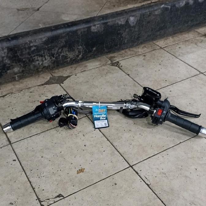 PAKET KOMPLIT STANG STIR REPLIKA DAYTONA TYPE LOW SET GAS KSR PNP CB GL RX KING TER