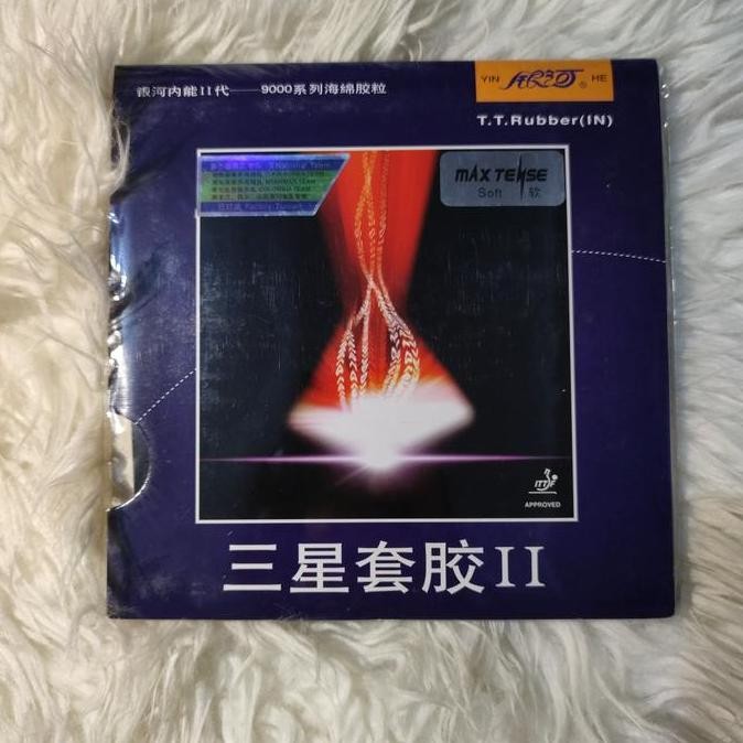 BEBAS ONGKIR - YINHE 9000 STAR II V2 - Karet pingpong tenis meja murah sponge tipis