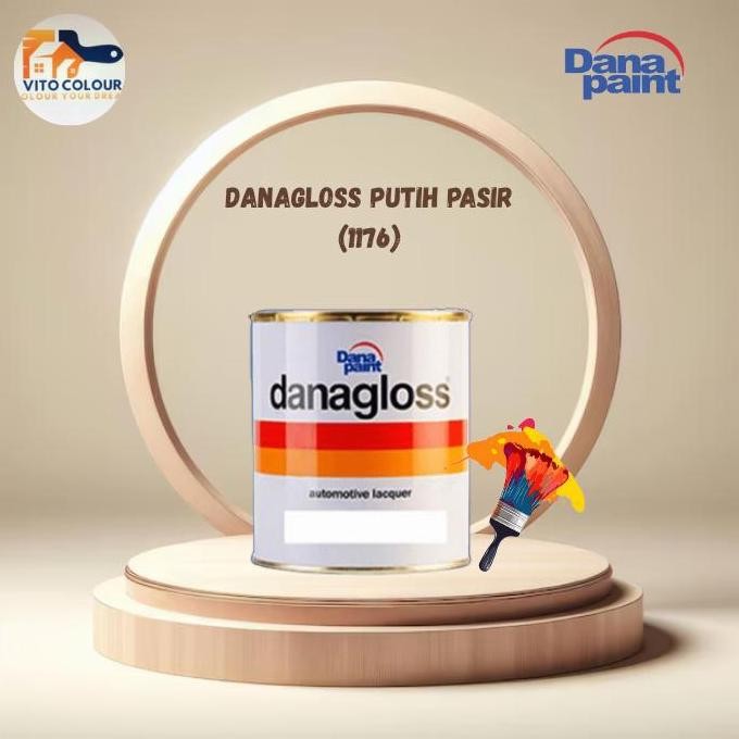 NEW CAT DANAGLOSS PUTIH PASIR (1176)